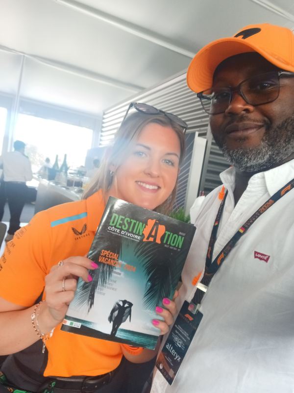Avec les équipes McLaren