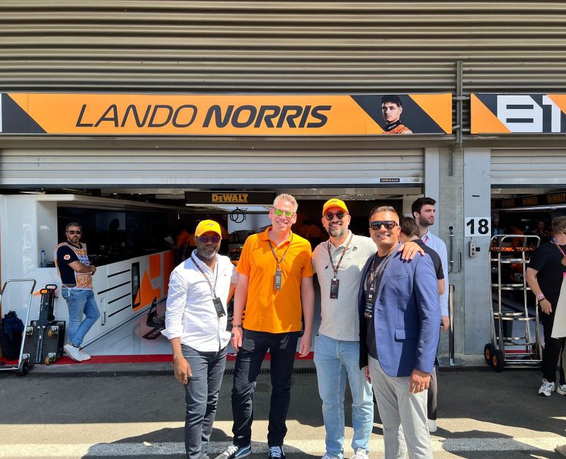 Les invités VIP de l'écurie McLaren