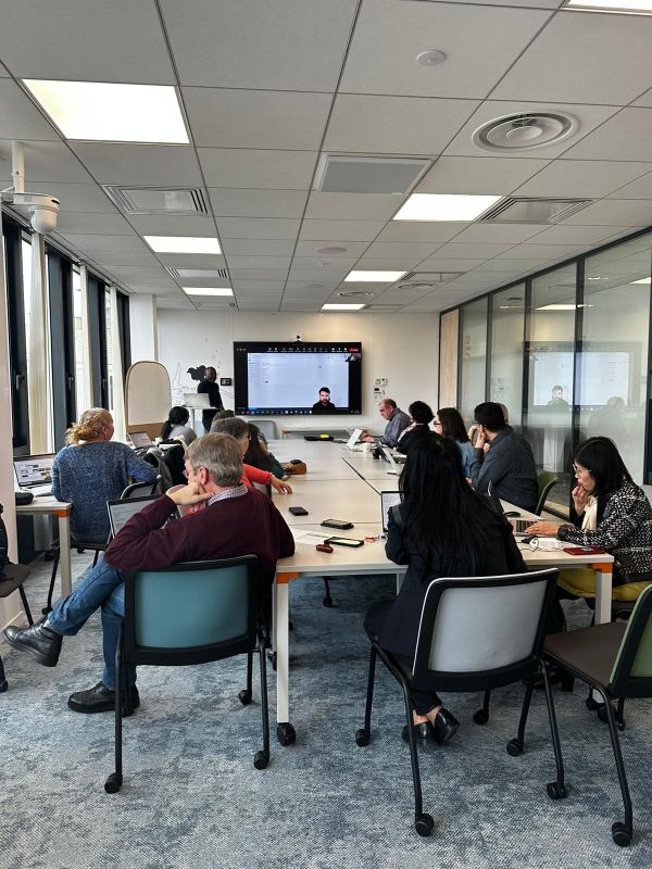 En pleine session de formation